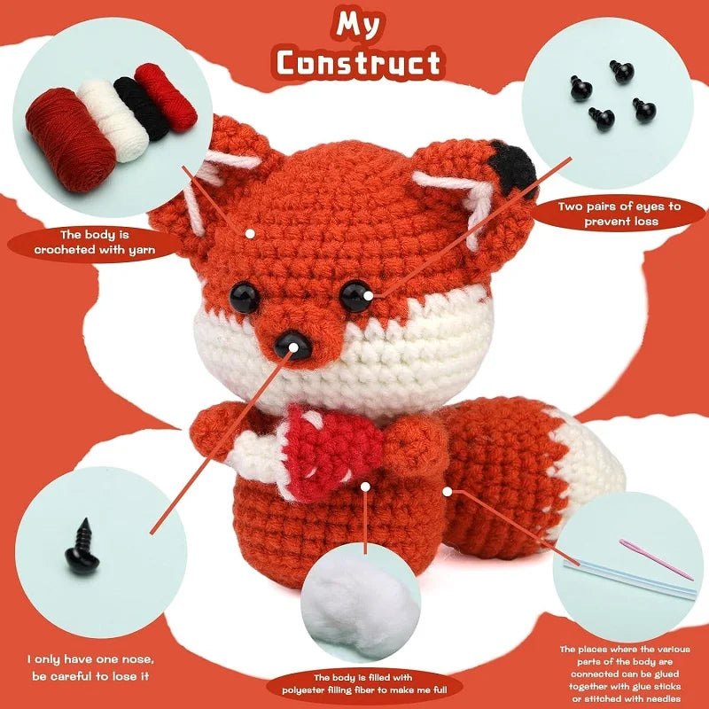 🧶 KOMORE – DIY Crochet Kits for Beginners | Create Your Own Adorable Yarn Friends