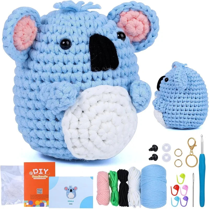 🧶 KOMORE – DIY Crochet Kits for Beginners | Create Your Own Adorable Yarn Friends