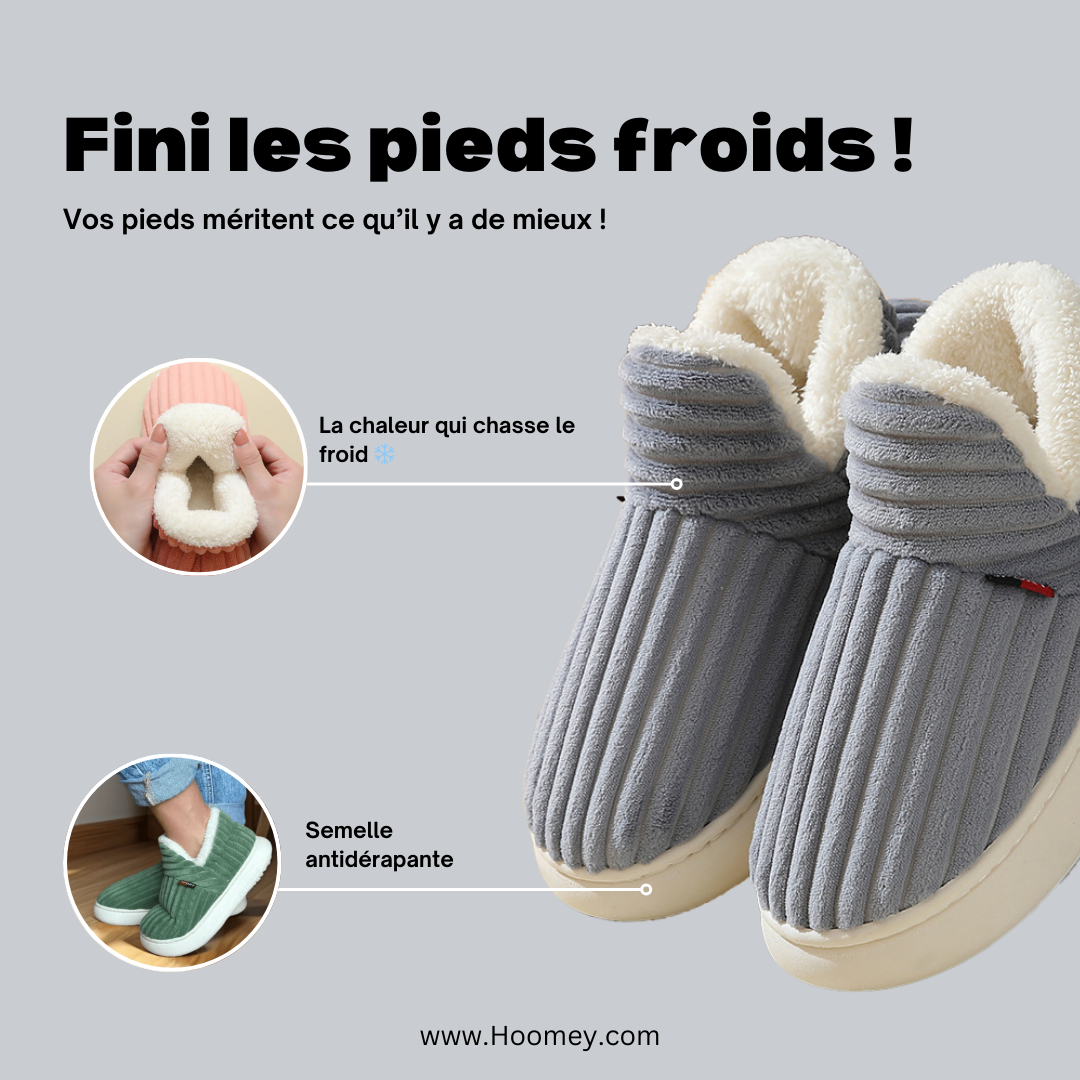 MoonPlush™ - Chaussons Cocoon Thermo